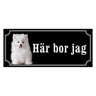 Volpino italiano - hundskylt