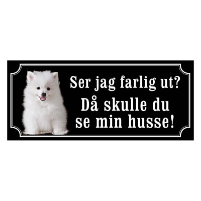 Volpino italiano - hundskylt