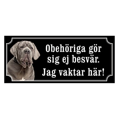 Mastino Napoletano - gammaldags stil