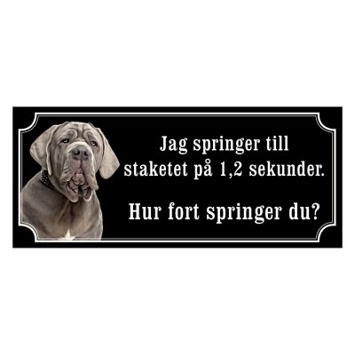 Mastino Napoletano - gammaldags stil