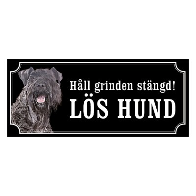 Kerry blue terrier - hundskylt