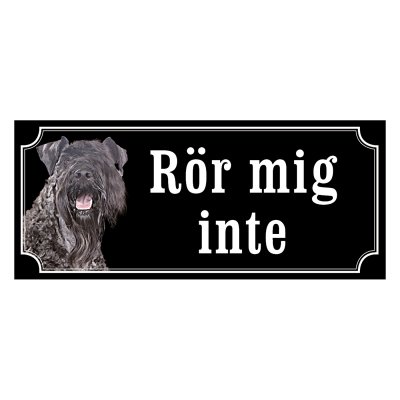 Kerry blue terrier - hundskylt