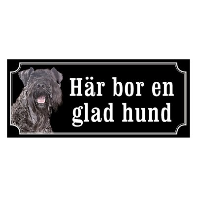 Kerry blue terrier - hundskylt