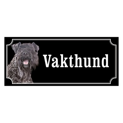Kerry blue terrier - hundskylt