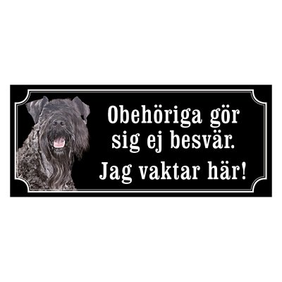 Kerry blue terrier - hundskylt