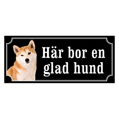 Hokkaido - hundskylt