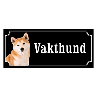 Hokkaido - hundskylt