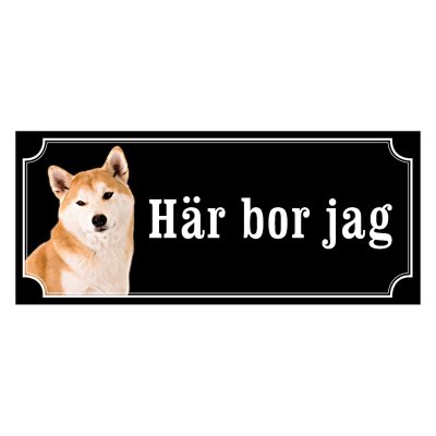 Hokkaido - hundskylt