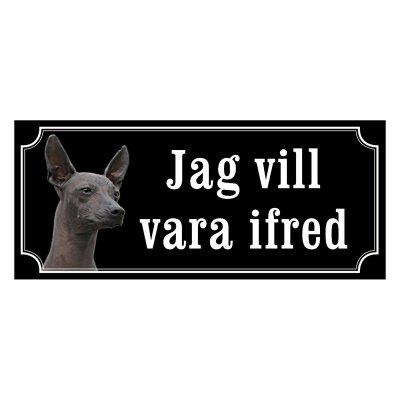Mexikansk nakenhund gammaldags stil