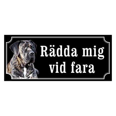 Dogo Canario - hundskylt