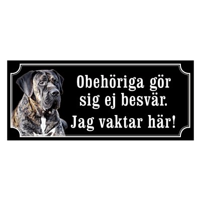 Dogo Canario - hundskylt