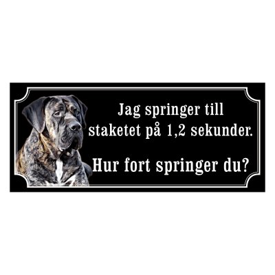 Dogo Canario - hundskylt