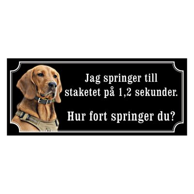 Ogar polski - emaljskylt