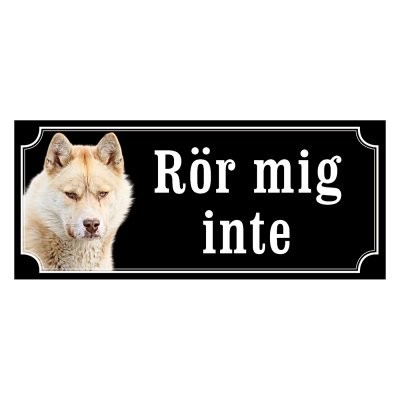 Grönlandshund - hundskylt