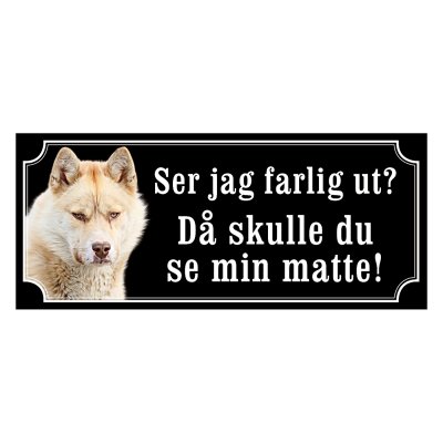 Grönlandshund - hundskylt