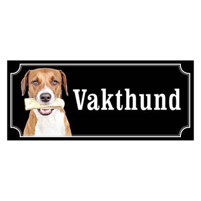 Hygenstövare - Hundskylt