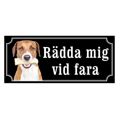 Hygenstövare - Hundskylt