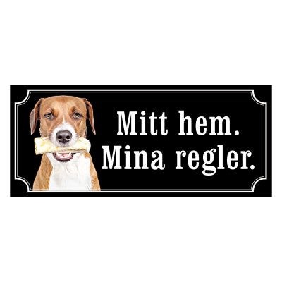 Hygenstövare - Hundskylt