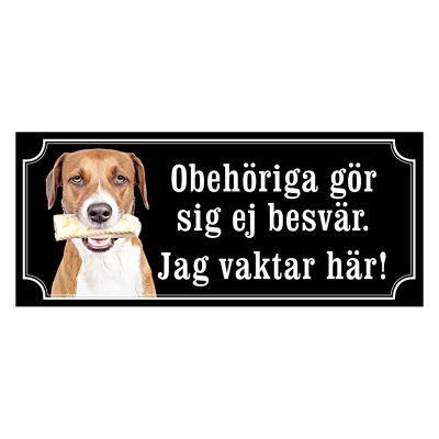 Hygenstövare - Hundskylt