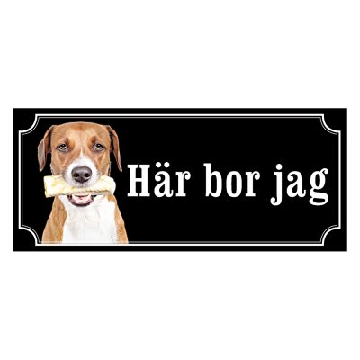 Hygenstövare - Hundskylt