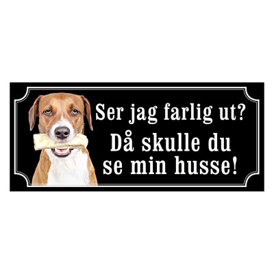 Hygenstövare - Hundskylt