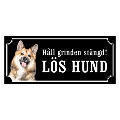 Isländsk fårhund - Hundskylt