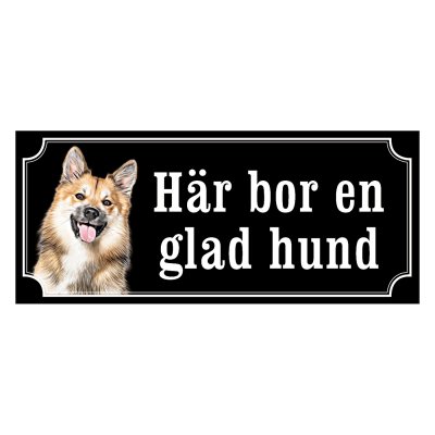 Isländsk fårhund - Hundskylt