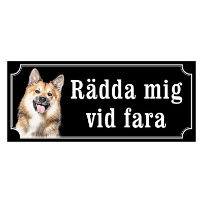 Isländsk fårhund - Hundskylt