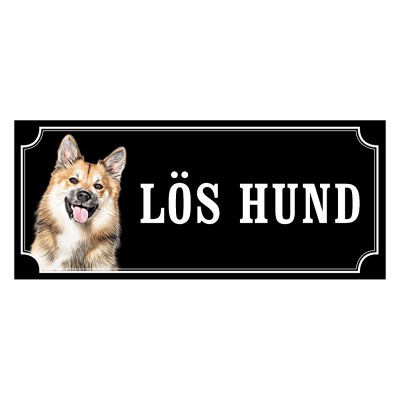 Isländsk fårhund - Hundskylt