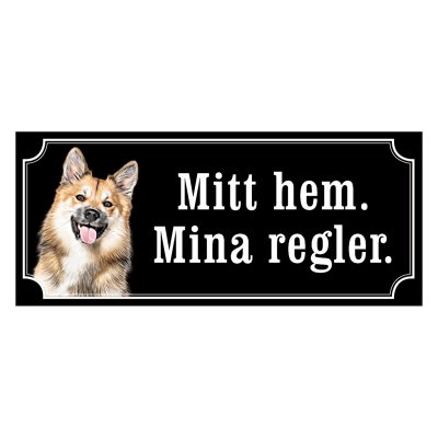 Isländsk fårhund - Hundskylt