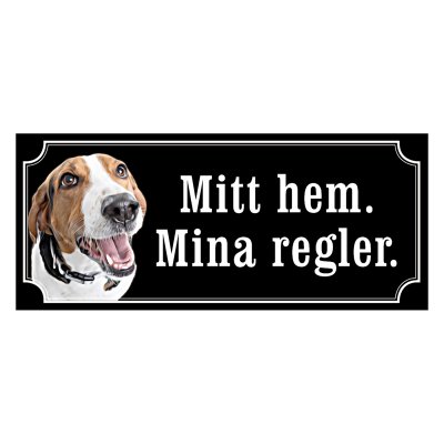Haldenstövare - Hundskylt