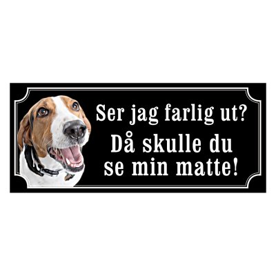 Haldenstövare - Hundskylt