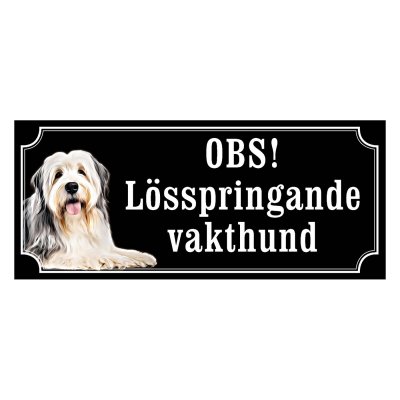 Old english sheepdog - Hundskylt