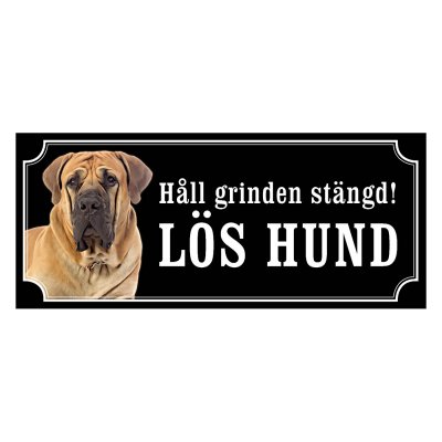 Boerboel "gammaldags stil" flera olika texter