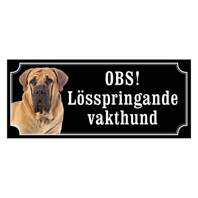 Boerboel "gammaldags stil" flera olika texter