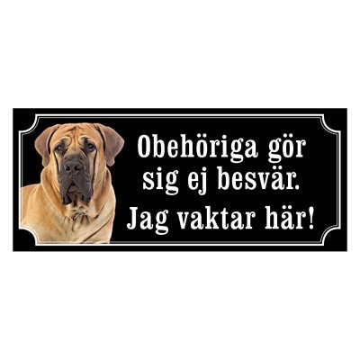 Boerboel "gammaldags stil" flera olika texter