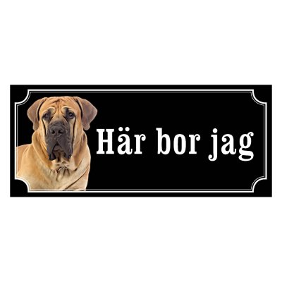 Boerboel "gammaldags stil" flera olika texter