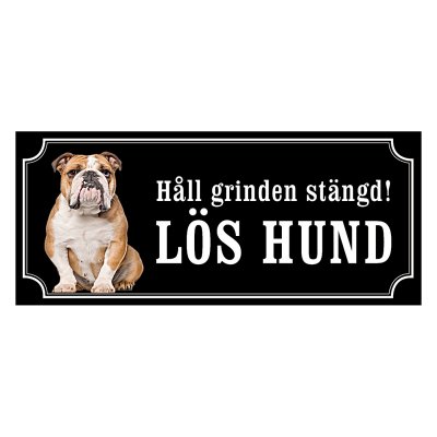 Olde english bulldog - hundskylt