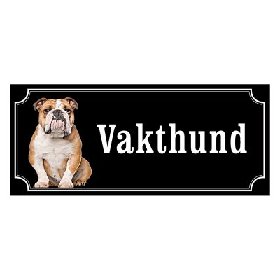 Olde english bulldog - hundskylt