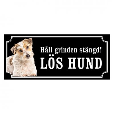 Parson russel terrier - hundskylt