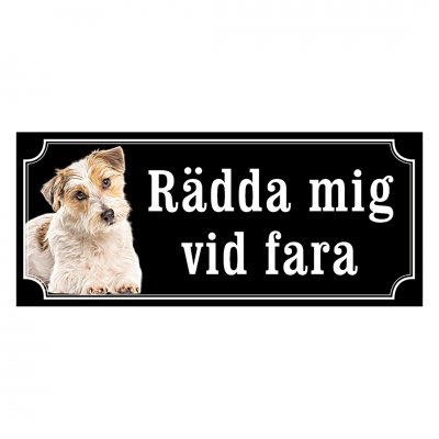 Parson russel terrier - hundskylt