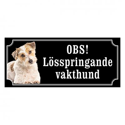 Parson russel terrier - hundskylt