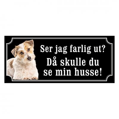 Parson russel terrier - hundskylt