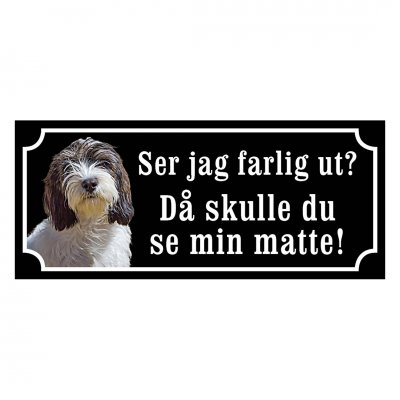 Petit basset griffon vendeen - hundskylt