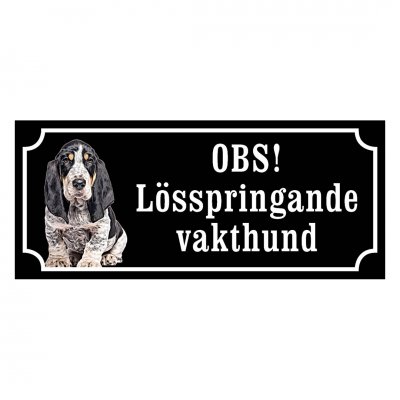 Petit Bleu de Gascogne - hundskylt