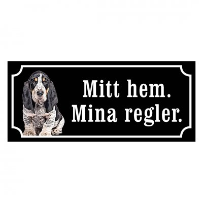 Petit Bleu de Gascogne - hundskylt