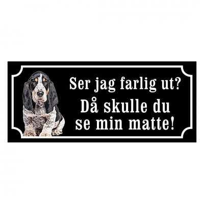 Petit Bleu de Gascogne - hundskylt