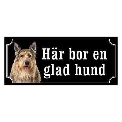 Berger picard gammaldags stil emaljskylt hund