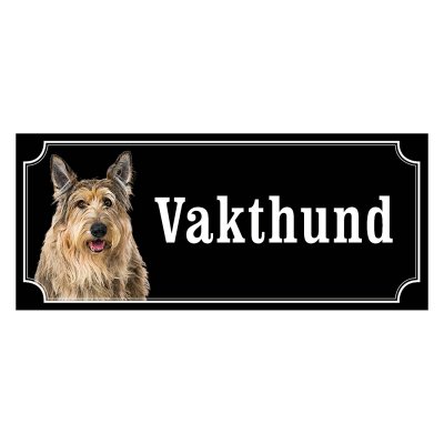 Berger picard gammaldags stil emaljskylt hund