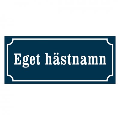 Skylt hästnamn, gammaldags stil